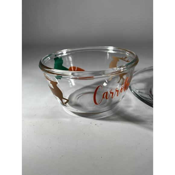 Christmas Glass Cookies For Santa Plate Carrots For Reindeer Bowl Clear Dishes - Picture 4 of 16